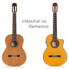 تفاوت گیتار فلامنکو و گیتار کلاسیک از نظر ساختار